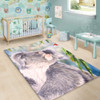 Australia Koala Area Rug - Koala with a Scarlet Honeyeater Area Rug