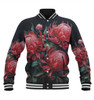 Australia Waratah Baseball Jacket - Red Waratah Flowers Fine Art Ver2 Baseball Jacket