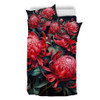 Australia Waratah Bedding Set - Red Waratah Flowers Fine Art Ver2 Bedding Set