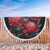 Australia Waratah Beach Blanket - Red Waratah Flowers Fine Art Ver2 Beach Blanket