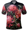 Australia Waratah Polo Shirt - Red Waratah Flowers Fine Art Ver3 Polo Shirt