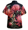 Australia Waratah Hawaiian Shirt - Red Waratah Flowers Fine Art Ver3 Hawaiian Shirt