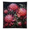 Australia Waratah Quilt - Red Waratah Flowers Fine Art Ver3 Quilt