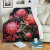 Australia Waratah Blanket - Red Waratah Flowers Fine Art Ver3 Blanket