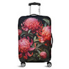 Australia Waratah Luggage Cover - Red Waratah Flowers Fine Art Ver3 Luggage Cover