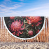 Australia Waratah Beach Blanket - Red Waratah Flowers Fine Art Ver3 Beach Blanket