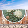 Australia Waratah Beach Blanket - White Waratah Flowers Fine Art Ver1 Beach Blanket