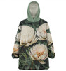 Australia Waratah Snug Hoodie - White Waratah Flowers Fine Art Ver2 Snug Hoodie