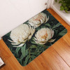 Australia Waratah Door Mat - White Waratah Flowers Fine Art Ver2 Door Mat