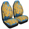 Australia Golden Wattle Car Seat Covers - Golden Wattle Blue Background Oil Painting Art Car Seat Covers Australia Golden Wattle Car Seat Covers - Golden Wattle Blue Background Oil Painting Art Car Seat Covers