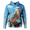 Australia Kookaburra Hoodie - Kookaburra With Blue Sky Hoodie