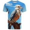 Australia Kookaburra T-shirt - Kookaburra With Blue Sky T-shirt