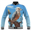 Australia Kookaburra Baseball Jacket - Kookaburra With Blue Sky Baseball Jacket