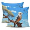 Australia Kookaburra Pillow Covers - Kookaburra With Blue Sky Pillow Covers