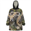 Australia Koala Snug Hoodie - Three Koalas with Gum Trees Ver1 Snug Hoodie