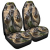 Australia Koala Car Seat Covers - Three Koalas with Gum Trees Ver1 Car Seat Covers