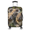 Australia Koala Luggage Cover - Three Koalas with Gum Trees Ver1 Luggage Cover