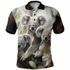 Australia Koala Polo Shirt - Three Koalas with Gum Trees Ver2 Polo Shirt