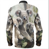Australia Koala Long Sleeve Shirts - Three Koalas with Gum Trees Ver2 Long Sleeve Shirts