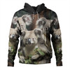 Australia Koala Hoodie - Three Koalas with Gum Trees Ver3 Hoodie