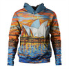 Sydney Travelling Hoodie - Sydney Opera House Oil Painting Art Hoodie