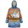 Sydney Travelling Snug Hoodie - Sydney Opera House Oil Painting Art Snug Hoodie