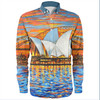 Sydney Travelling Long Sleeve Shirts - Sydney Opera House Oil Painting Art Long Sleeve Shirts