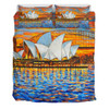 Sydney Travelling Bedding Set - Sydney Opera House Oil Painting Art Bedding Set