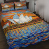 Sydney Travelling Quilt Bed Set - Sydney Opera House Oil Painting Art Quilt Bed Set