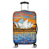 Sydney Travelling Luggage Cover - Sydney Opera House Oil Painting Art Luggage Cover