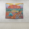 Urulu Travelling Tapestry - Urulu Mountain Oil Painting Art Tapestry