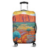 Urulu Travelling Luggage Cover - Urulu Mountain Oil Painting Art Luggage Cover