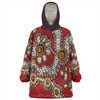 Australia Aboriginal Snug Hoodie - Aboriginal Contemporary Dot Painting Inspired Snug Hoodie