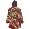 Australia Aboriginal Snug Hoodie - Aboriginal Contemporary Dot Painting Inspired Snug Hoodie