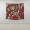 Australia Aboriginal Tapestry - Aboriginal Contemporary Dot Painting Inspired Tapestry