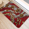 Australia Aboriginal Door Mat - Aboriginal Contemporary Dot Painting Inspired Door Mat