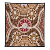 Australia Aboriginal Quilt - Aboriginal Dot Art Style Painting Inspired Quilt