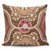 Australia Aboriginal Pillow Covers - Aboriginal Dot Art Style Painting Inspired Pillow Covers