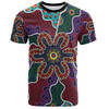 Australia Aboriginal T-shirt - Aboriginal Dot Art Color Inspired T-shirt