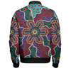 Australia Aboriginal Bomber Jacket - Aboriginal Dot Art Color Inspired Bomber Jacket