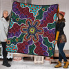 Australia Aboriginal Quilt - Aboriginal Dot Art Color Inspired Quilt