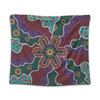 Australia Aboriginal Tapestry - Aboriginal Dot Art Color Inspired Tapestry