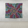 Australia Aboriginal Tapestry - Aboriginal Dot Art Color Inspired Tapestry