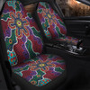 Australia Aboriginal Car Seat Covers - Aboriginal Dot Art Color Inspired Car Seat Covers
