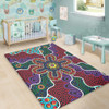 Australia Aboriginal Area Rug - Aboriginal Dot Art Color Inspired Area Rug