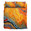 Australia Aboriginal Bedding Set - Indigenous Aboriginal Art Dot Bedding Set