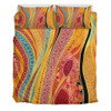 Australia Aboriginal Bedding Set - Indigenous Aboriginal Art Dot Color Bedding Set