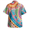 Australia Aboriginal Hawaiian Shirt - Aboriginal Colourful Dots Art Inspired Hawaiian Shirt Australia Aboriginal Hawaiian Shirt - Aboriginal Colourful Dots Art Inspired Hawaiian Shirt