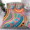 Australia Aboriginal Bedding Set - Aboriginal Colourful Dots Art Inspired Bedding Set