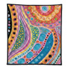 Australia Aboriginal Quilt - Aboriginal Colourful Dots Art Inspired Quilt